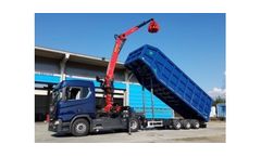 Gervasi Ecologica - Scrap Transport and Collection Tipper Semi-Trailers with Crane