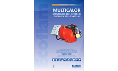 Multicalor - Model 300.1 PR - Dual Fuel Burners Brochure
