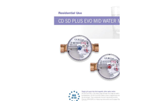 MecTo - Model CD SD Plus EVO - Dry Dial Single Jet Water Meter Brochure