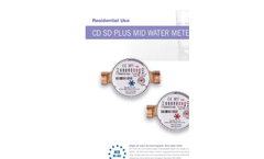 MecTo - Model CD SD PLUS - Dry Dial Single Jet Water Meter Brochure
