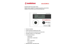 Microclima - Model COAX - Coaxial Design Compact Thermal Energy Meter Brochure