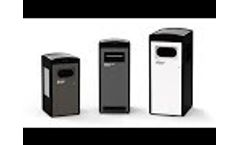 Solar-Powered Trash Compactor Bin (CleanCUBE) Video