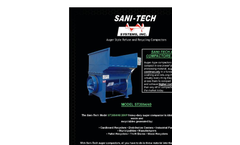  	Sani-Tech - Model ST2054/40 - Auger Compactors Brochure