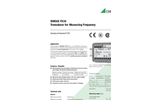 SINEAX - Model F534 - Transducer for Measuring Frequency - Datasheet