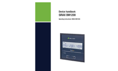 SIRAX - Model BM1200 - Power Measurement in Electrical Systems - Operating Instructions