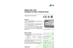 SINEAX - Model Q531 - Active or Reactive Power Transducer - Datasheet