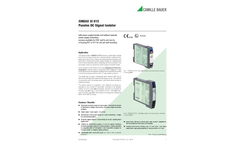 SINEAX SI815-1  Passive DC Signal Isolator - Data Sheet