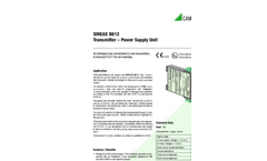 SINEAX B812 Transmitter – Power Supply Unit - Data Sheet