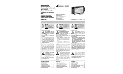 Camille Bauer - Model EMMOD202 - Extension Module for Multifunctional Power Monitors - Brochure