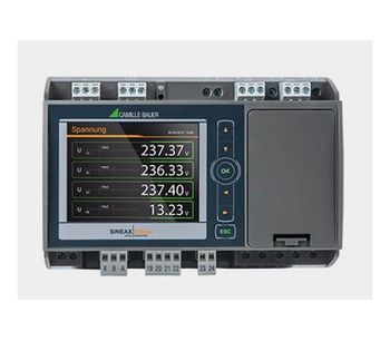 SINEAX - Model DM5000 - For Monitoring all Aspects of Power Distribution