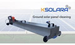 Solar panel ground mount cleaning - Ksolara 