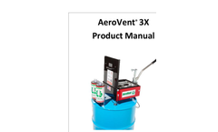 AeroVent - Model 3X - Aerosol Can Disposal System  Manual