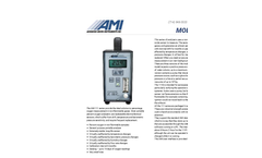 AMI - Model 111 - Portable Ultra-Stable Percent Oxygen Analyzer - Brochure