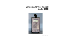 AMI - Model 111B - Portable Percent Oxygen Analyzers - Manual
