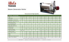 AB & CO - Model Type L-DT - Steam Generator - Brochure