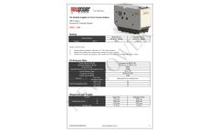 Newpower - Model NWC / 110 - Diesel Generator - Brochure