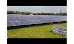 Recyclesolar Collect Broken Solar Panels for Lightsource At a Solar Farm in Hampshire for Recycling Video