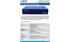 AKCP - Model 8PRB - 8 Port Relay - Sensor Controlled Relay Datasheet