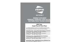Energy Efficient Distribution Transformer Section - Catalogue