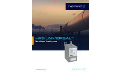 HPS Universal - Buck-Boost Transformer for Voltage Regulation - Brochure