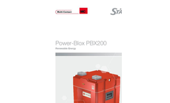 Stäubli - Model PBX200 - Power Blox Brochure