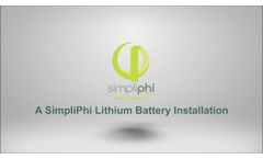 Be Green Solar Demonstrates Lead Acid Battery Replacement with SimpliPhi Power Batteries - Video