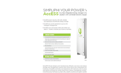 Access – Schneider - Fully Integrated Energy Storage and Management Unit Brochure