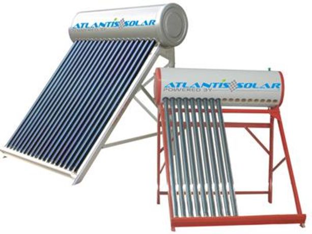 Atlantis Solar - Model 5US304 2B - Stainless Steel Non Pressure Solar Hot Water Heaters