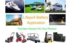 Lifepo4 battery Application