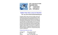 AMT - Shallow Water Oxygen Sensors Brochure