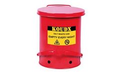 Koudx - Model 6/10/14/21 Gal - Oily Waste Can(Red)