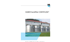 Huber - Contiflow Sandfilter Brochure