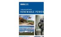 BWSC - Waste-to-Energy Power Plants Brochure