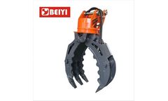 Lydite - Model BYKL 14 - Demolition heavy duty wood grab hydraulic excavator rotating grapple