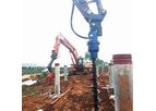Lydite - Model BY-AD60 - New condition ground screw pile driver solar pile driver