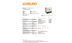 Coelmo - Model TEL40-48GV - DC Generating Sets Brochure