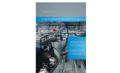 UltraAqua UV Disinfection Aquaculture Brochure