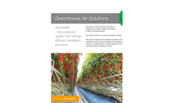 GrowAir - Air Distribution Systems for Greenhouse  Brochure