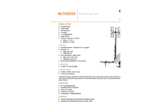 Generac - Model MLT6 - LED Light Tower Brochure