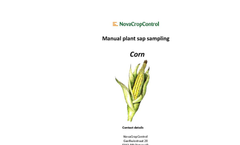 Manual Plant Sap Corn Sampling Services Brochure