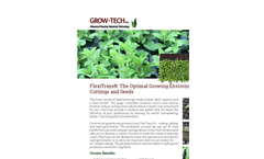 FlexiTrays - Stabilized Propagation Trays for Professional Grower Brochure