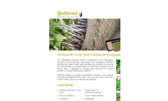 BioStrate - Microgreen Biobased Textile Absorbs and Retains Brochure