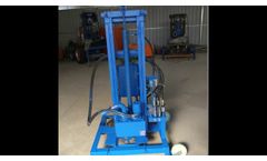 SH260D Hydraulic 220V Drilling Rig of Water Borehole Well - Video