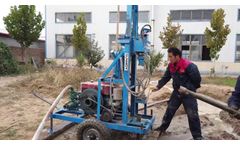 Portable Hydraulic Water Well Drilling Rig HF260D-100 - Video
