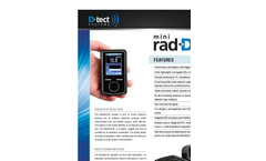 Model MiniRad-DX - Handheld Security and Inspection Device Brochure