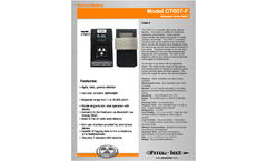 Arrow-Tech - Model CT007-F - Survey Meters Brochure
