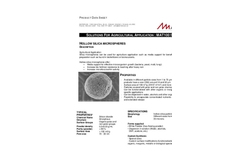 Matsphere - Model MAT 100 Series - Hollw Silica Microspheres Brochure