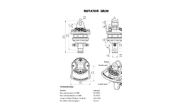 Baltrotors - Model GR30 - Rotators - Datasheet