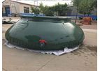 Space-Bladder - Model 150 Gallon - Onion Shape Food Grade Water Tank for Army Application