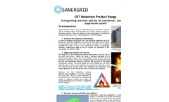 ERT oil transformer extinguishing retention tank SANERGRID